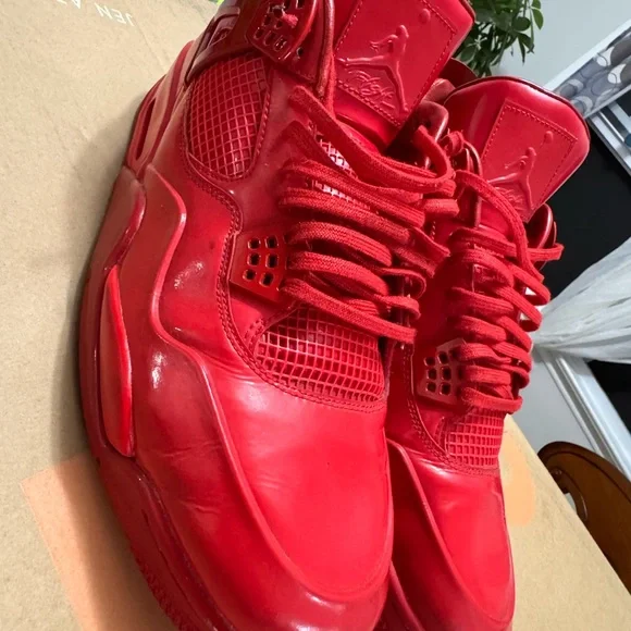 Jordan Men's Bold Red Sneakers - Picture 8 of 12